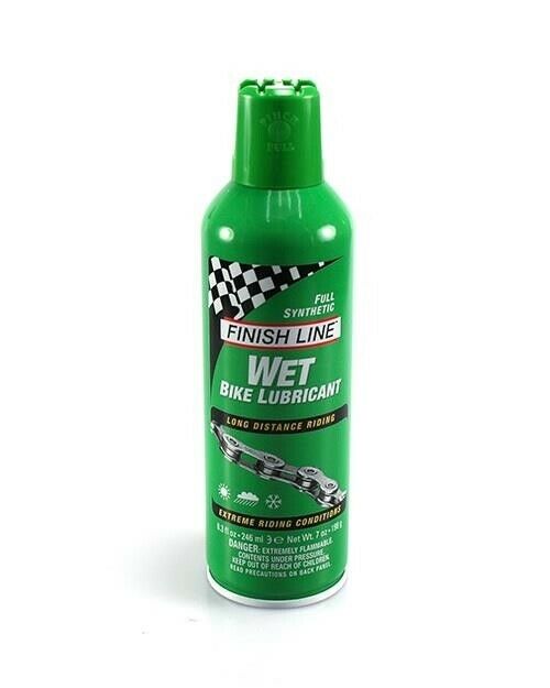 LUBRIFICANTE SPRAY WET FINISH LINE 240ml - Bike Therapy