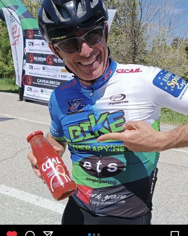 Risultati del weekend! 
Tanti #therapysti in tante manifestazioni:

👉🏻 Maurizio Ticchi ha partecipato alla MedioFondo della Fortuna di Fano.

👉🏻 Alessandro Contardi 8º di categoria alla Granfondo di San Benedetto del Tronto.

👉🏻 Leo Rocchetti 6º assoluto, Cesare Marcheggiani 2º di categoria, Manuele Bucalà 8º di categoria alla Rokketta Legend di Gualdo Tadino.

👉🏻 Giancarlo Giombetti 4º di categoria, XC San Marino. 

👉🏻 Stefano Bizzarri 2º di categoria, Matteo Corinaldesi e Riccardo Ferretti, Granfondo della Pace ad Amandola.